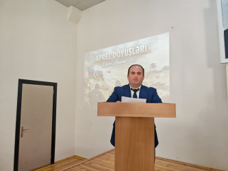 Xızı rayonunda “Aprel döyüşləri” Zəfərə aparan yol! adlı tədbir keçirilib