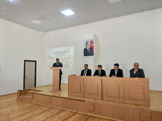 Xızı rayonunda “Aprel döyüşləri” Zəfərə aparan yol! adlı tədbir keçirilib