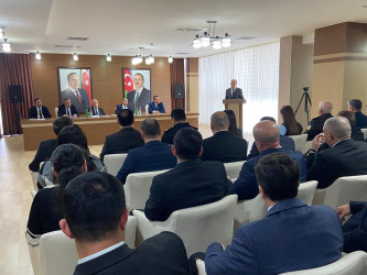 Xızı rayonunda 2025-ci ilin sosial-iqtisadi inkişafın yekunları və qarşıda duran vəzifələrə həsr olunmuş hesabat yığıncağı keçirilib.