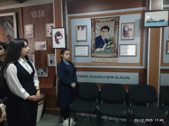 "Bir gün, bir şair, min duyğu.." adlı tədbir keçirilib.