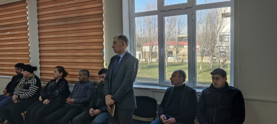 Növbəti səyyar qəbul Xızı şəhər sakinləri ilə keçirib.