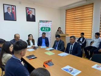 “Məişət Zorakılığına  Qarşı Mübarizə, Sağlam Gəncliyin Təşviqi” mövzusunda maarifləndirici tədbir keçirilmişdir.