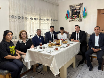 27 Sentyabr - Anım Günü ilə əlaqədar şəhid ailələri ziyarət edilir.