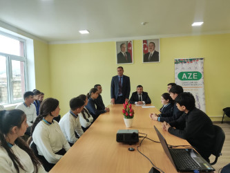 Altıağac qəsəbə tam orta məktəbində "Asılı olma, azad ol!" adlı görüş keçirilib