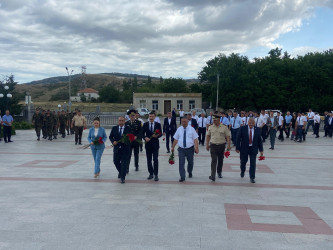 “15 iyun – Milli Qurtuluş Günü Azərbaycanın taleyini dəyişən zəfər tarixidir” adlı tədbir təşkil olunub.