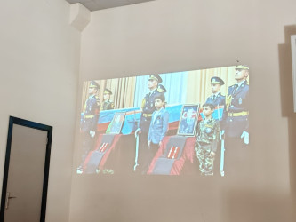 Xızı rayonunda “Aprel döyüşləri” Zəfərə aparan yol! adlı tədbir keçirilib