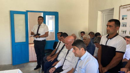 Qasımkənd kəndində səyyar vətəndaş qəbulu keçirilib.