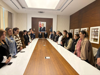 “İşıqlı yolun davamçısı– Zərifə xanım Əliyeva” adlı tədbir keçirilmişdir.