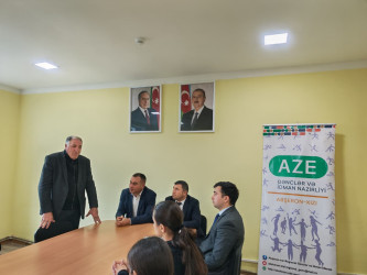 "Sağlam gənclik - sağlam cəmiyyət" adlı maarifləndirici görüş keçirilib.