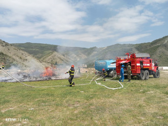 Xızı rayonunda kompleks mülki müdafiə təlimi keçirilmişdir.