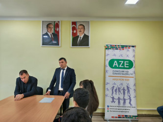 "Sağlam gənclik, sağlam cəmiyyət" adlı maarifləndirici tədbir keçirilmişdir.
