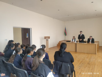 “Uşaq hüquqları. Uşaqları zərərli informasiyadan qoruyaq!” mövzusunda maarifləndirici tədbir keçirilmişdir.