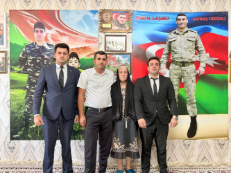 27 Sentyabr - Anım Günü ilə əlaqədar şəhid ailələri ziyarət edilir.
