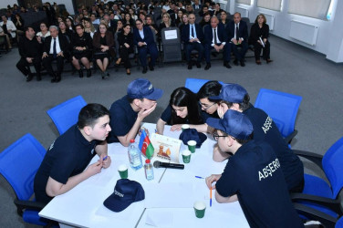 “Zəkaların mübarizəsi” olimpiadasının bilik yarışının region mərhələsi keçirilib.