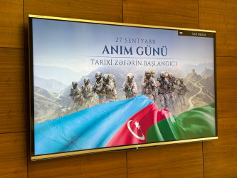 “27 sentyabr –Anım Günü: Tarixi Zəfərin Başlanğıcı” adlı tədbir keçirilib.