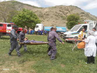 Xızı rayonunda kompleks mülki müdafiə təlimi keçirilmişdir.