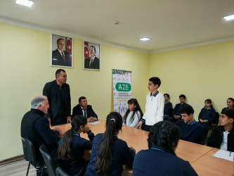 "Sağlam gənclik, sağlam cəmiyyət" adlı maarifləndirici tədbir keçirilmişdir.