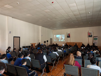 Xızı rayonunda “Aprel döyüşləri” Zəfərə aparan yol! adlı tədbir keçirilib