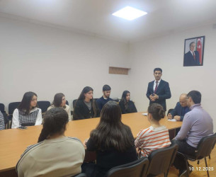 “Uşaqların zorakılıq və istismar hallarından müdafiəsi, onların maraqlarına toxunan məsələlərdə iştirakının təmin edilməsi” mövzusunda maarifləndirici tədbir keçirilmişdir.