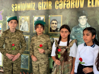 Şəhid Elməddin Cəfərovun doğum günü münasibətilə anım tədbiri keçirilib