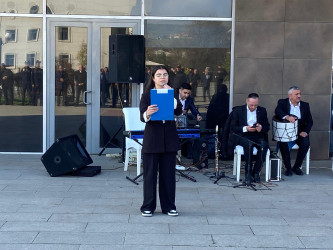 8 Noyabr- Zəfər Günü” nün 5-ci ildönümünün qeyd edilməsi münasibəti ilə “Zəfərin Sədası” adlı musiqili rayon tədbiri keçirildi.