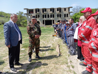 Xızı rayonunda kompleks mülki müdafiə təlimi keçirilmişdir.