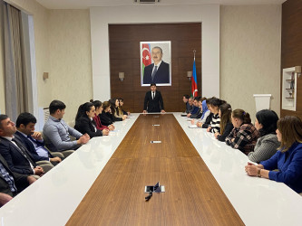 Xızı rayonunda“Ümummilli Lider Heydər Əliyev Müstəqil Azərbaycan Konstitusiyasının müəllifidir” mövzusunda tədbir keçirilib.