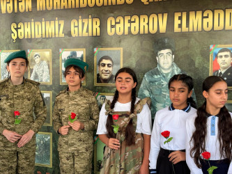 Şəhid Elməddin Cəfərovun doğum günü münasibətilə anım tədbiri keçirilib