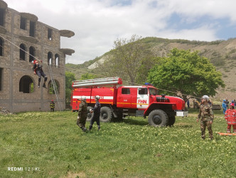 Xızı rayonunda kompleks mülki müdafiə təlimi keçirilmişdir.