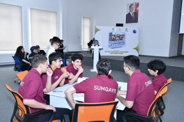“Zəkaların mübarizəsi” olimpiadasının bilik yarışının region mərhələsi keçirilib.