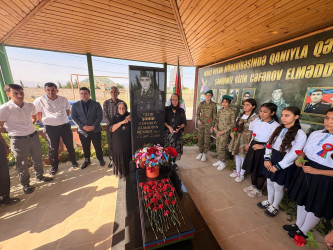 Şəhid Elməddin Cəfərovun doğum günü münasibətilə anım tədbiri keçirilib
