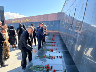 27 sentyabr-Anım Günündə şəhidlərin əziz xatirəsini ehtiramla yad edildi