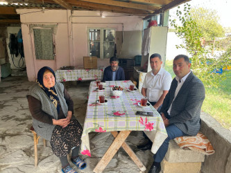 27 Sentyabr - Anım Günü ərəfəsində şəhid ailələri və qazilər ziyarət edilir.