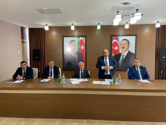 Xızı rayonunda 2025-ci ilin sosial-iqtisadi inkişafın yekunları və qarşıda duran vəzifələrə həsr olunmuş hesabat yığıncağı keçirilib.