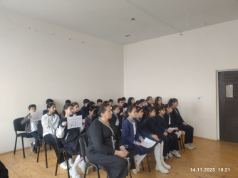 “Uşaq hüquqları. Uşaqları zərərli informasiyadan qoruyaq!” mövzusunda maarifləndirici tədbir keçirilmişdir.