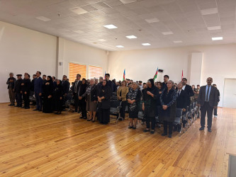 Şəhid Rafiq İsmayılovun adını daşıyan Xızı şəhər tam orta məktəbində anım tədbiri keçirilib.