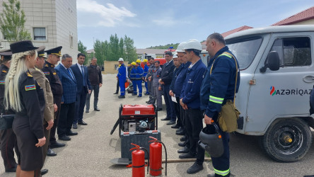 Xızı rayonunda xəbərdarlıq və toplanış üzrə mülki müdafiə məşqi keçirilmişdir.