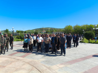 Ümummilli Lider Heydər Əliyevin anadan olmasının 102 illik yubileyi Xızı rayonunda qeyd edlildi