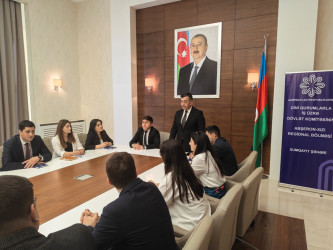 "Mültikulturalizm və dini harmoniyanın hüquqi əsasları" mövzusunda maarifləndirici tədbir keçirilib.