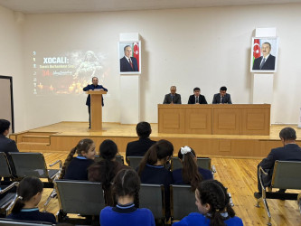 “Xocalı - Səssiz Qurbanların Səsi” mövzusunda tədbir keçirilib.