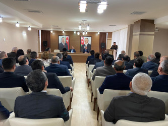 Xızı rayonunda “2025-ci ildə mülki müdafiə sahəsində görülmüş işlərin yekunları və 2026-cı ildə qarşıda duran vəzifələr” mövzusunda müşavirə keçirilmişdir.