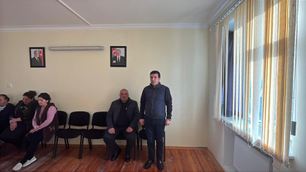 Növbəti səyyar qəbul Giləzi qəsəbə sakinləri ilə keçirilib