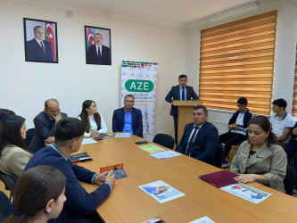 “Məişət Zorakılığına  Qarşı Mübarizə, Sağlam Gəncliyin Təşviqi” mövzusunda maarifləndirici tədbir keçirilmişdir.