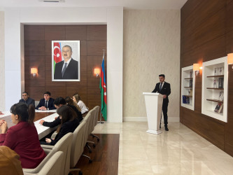 Ulu Öndər Heydər Əliyevin anadan olmasının 102-ci ildönümü münasibətilə “Heydər Əliyev: Suverenliyimizin memarı”  adlı tədbir  keçirilib.