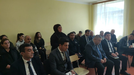 Növbəti səyyar qəbul Altıağac qəsəbə sakinləri ilə keçirib.
