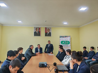 "Sağlam gənclik - sağlam cəmiyyət" adlı maarifləndirici görüş keçirilib.