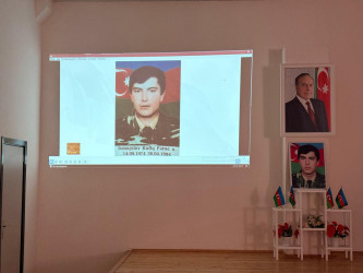 Şəhid Rafiq İsmayılovun adını daşıyan Xızı şəhər tam orta məktəbində anım tədbiri keçirilib.