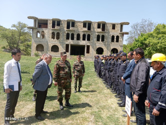 Xızı rayonunda kompleks mülki müdafiə təlimi keçirilmişdir.