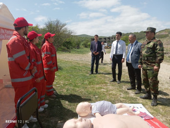 Xızı rayonunda kompleks mülki müdafiə təlimi keçirilmişdir.