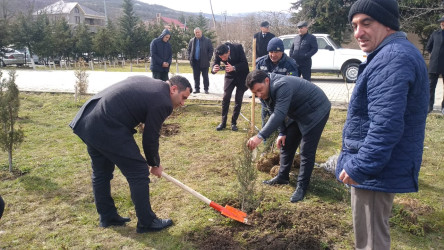 Xızı rayon Heydər Əliyev Parkında ağacəkmə aksiyası keçirilmişdir.